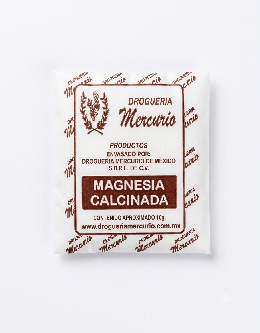 Magnesia Calcinada Con 50 Sobres Marca MERCURIO