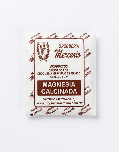 Magnesia Calcinada Con 50 Sobres Marca MERCURIO
