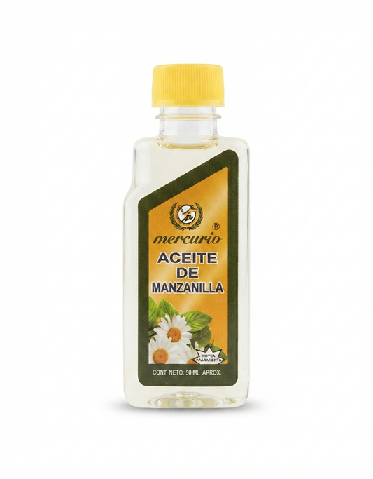 Aceite De Manzanilla 50mL Marca Mercurio