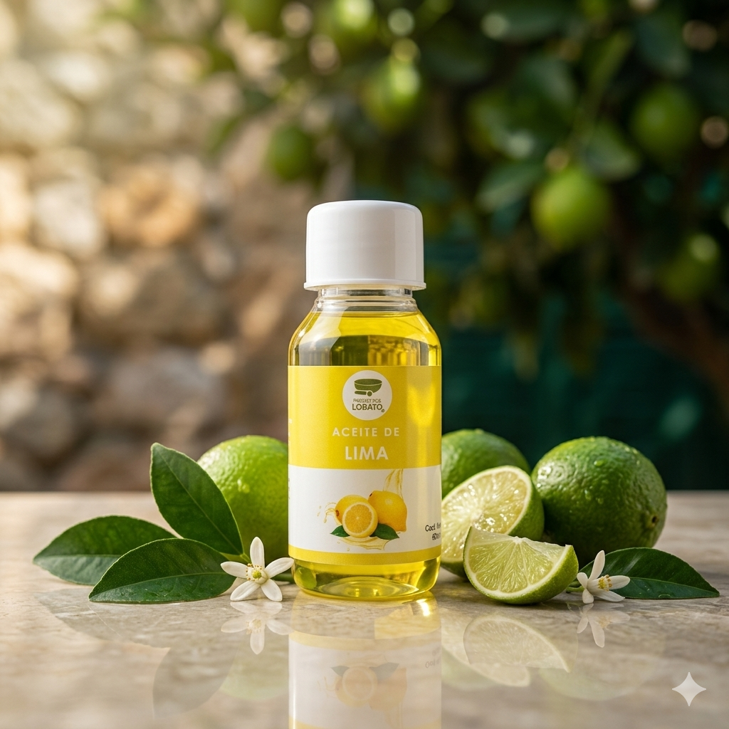 Aceite De Lima 50mL Marca LOBATO Paquete Con 25 Piezas