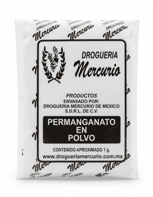 Permanganato De Potasio Con 50 Sobres Marca Mercurio