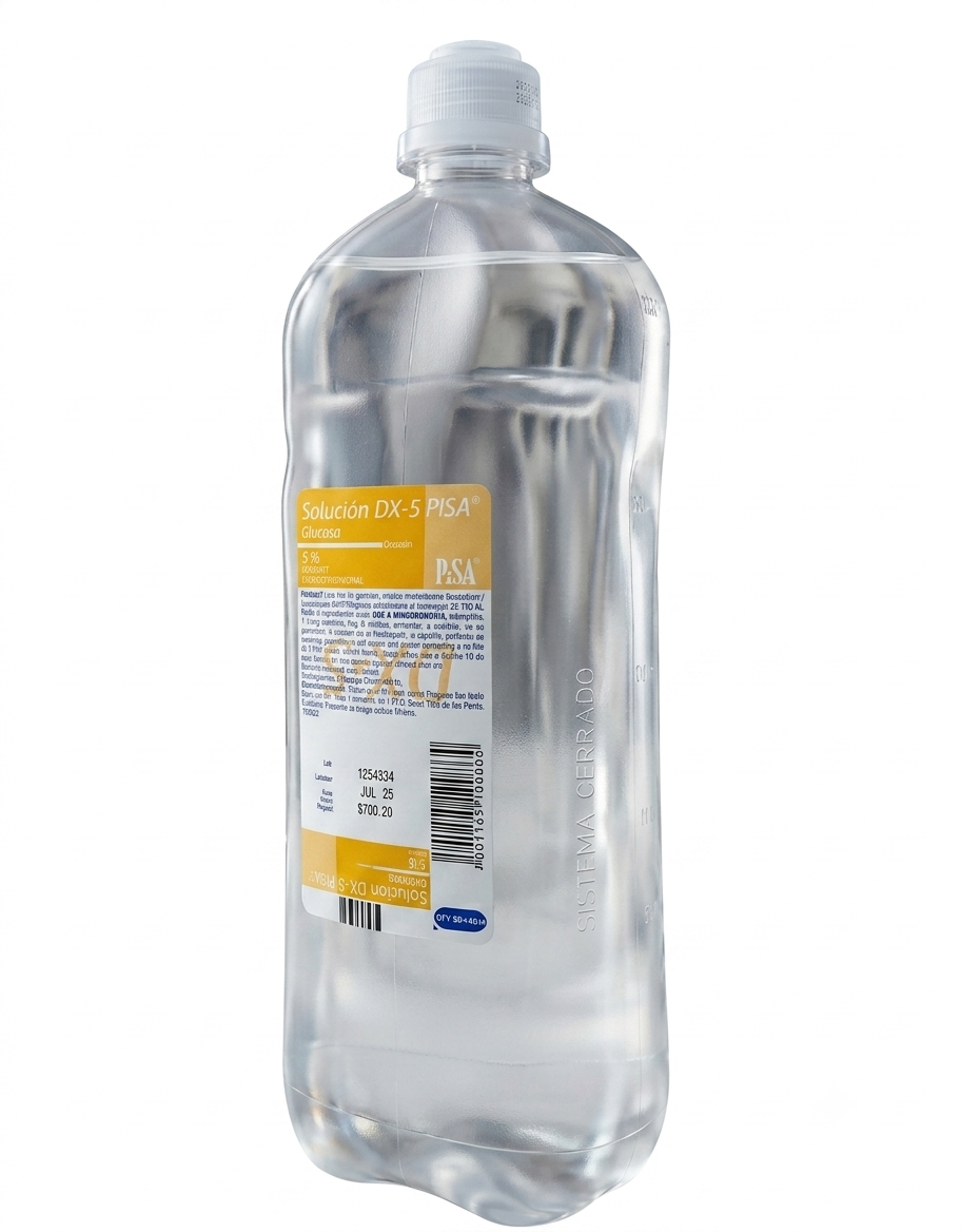 Solución Glucosada 5% 1000mL PISA
