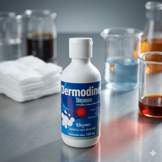 Dermodine Espuma 120mL Degasa Pieza