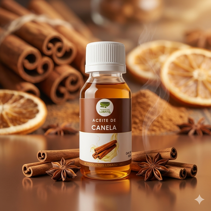 Aceite De Canela 50mL Marca Lobato