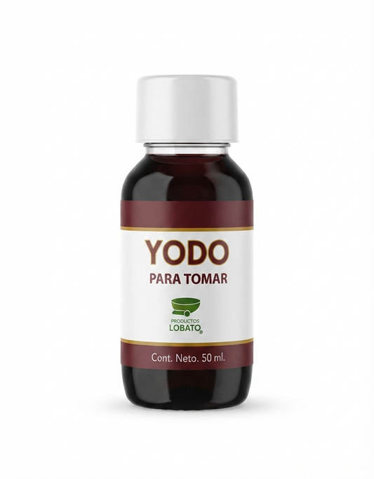 Yodo Para Tomar 50mL Marca Lobato