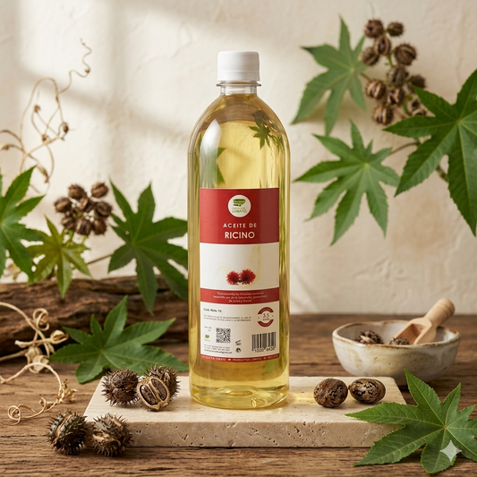 Aceite Ricino 1 Litro Marca LOBATO