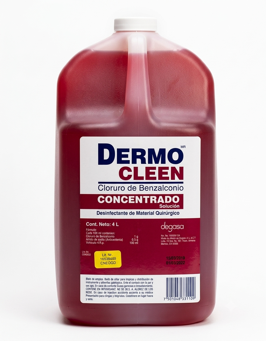 Cloruro De Benzalconio Concentrado Dermocleen Galón