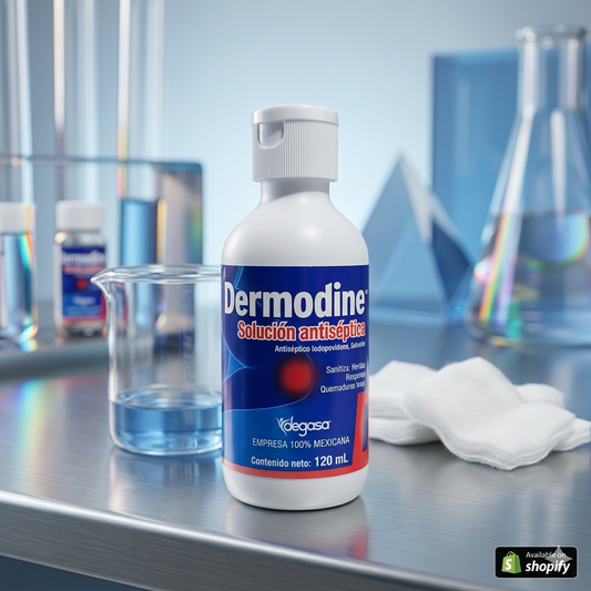 Dermodine Solución Antiséptica 120mL Degasa