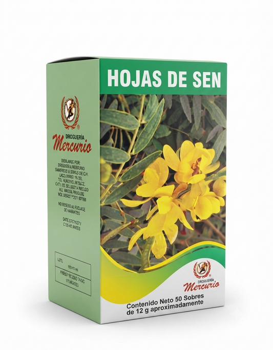 Hojas De Sen Paquete Con 50 Sobres Marca Mercurio