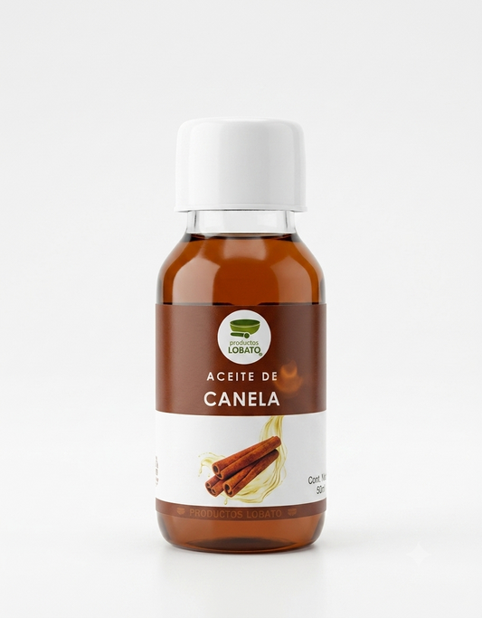 Aceite De Canela 50mL Marca Lobato