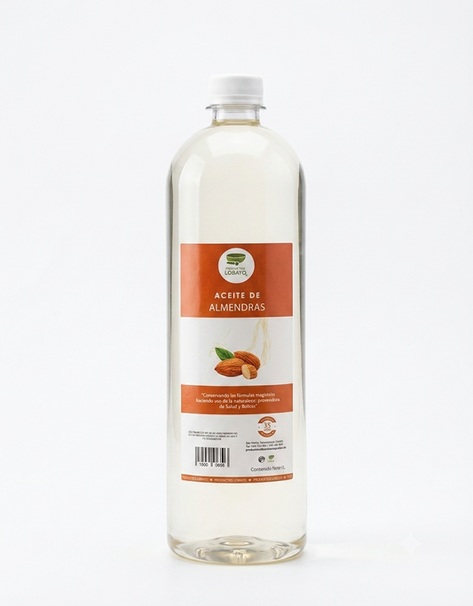Aceite De Almendras 1 Litro Marca Lobato