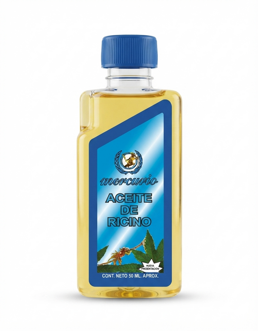 Aceite De Ricino 50mL Marca Mercurio