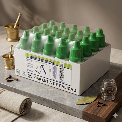 Esencia De Clavo 10mL Paquete Con 25 Piezas