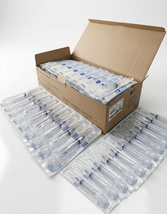 Jeringa Nipro 10mL Negra Caja Con 100 Piezas