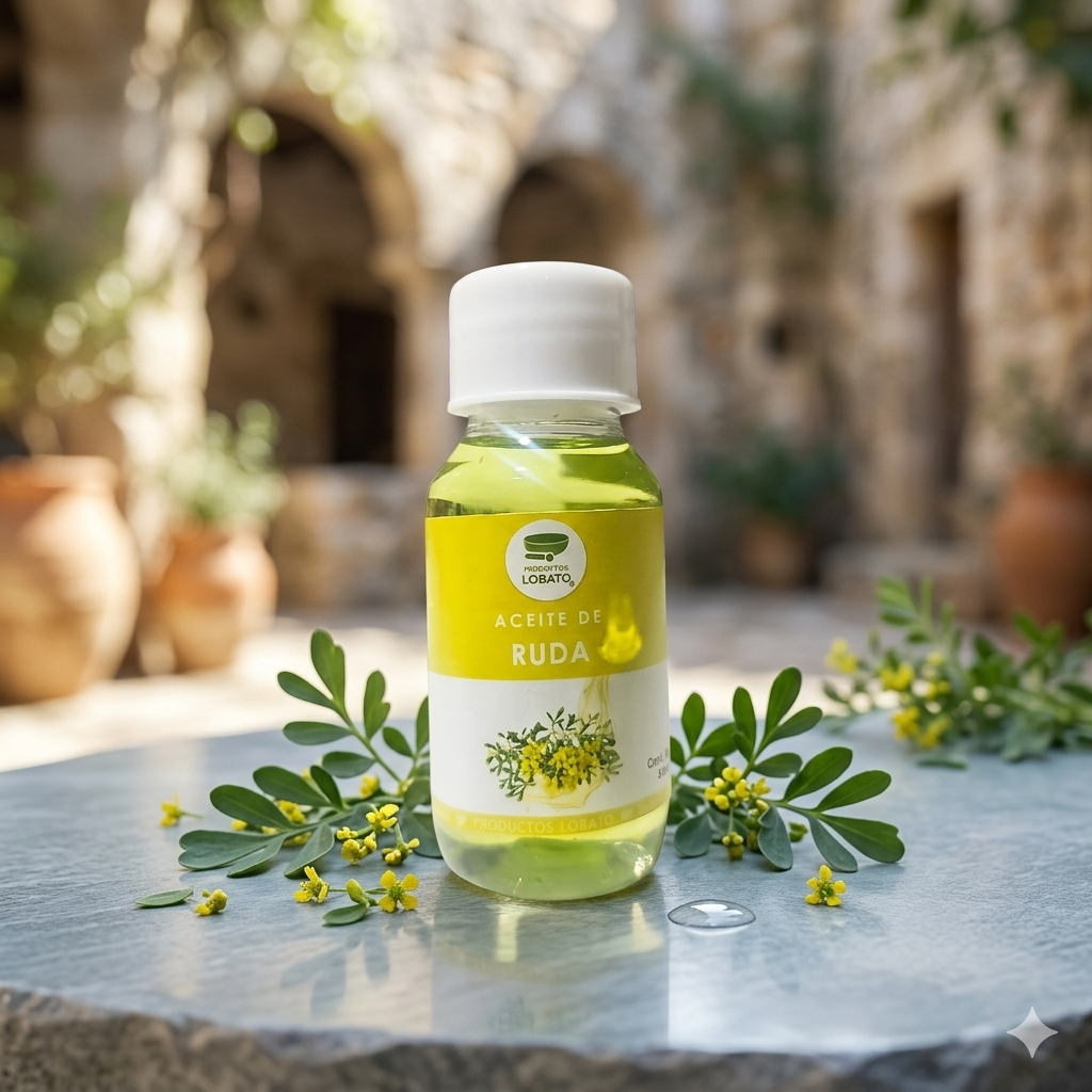 Aceite De Ruda 50ml Marca LOBATO Paquete Con 25 Piezas