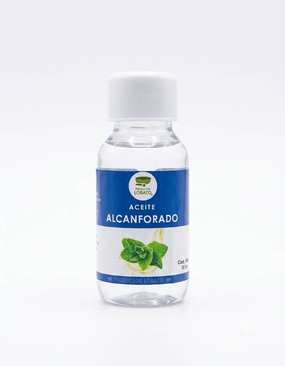 Aceite Alcanforado 50mL Lobato Marca Lobato