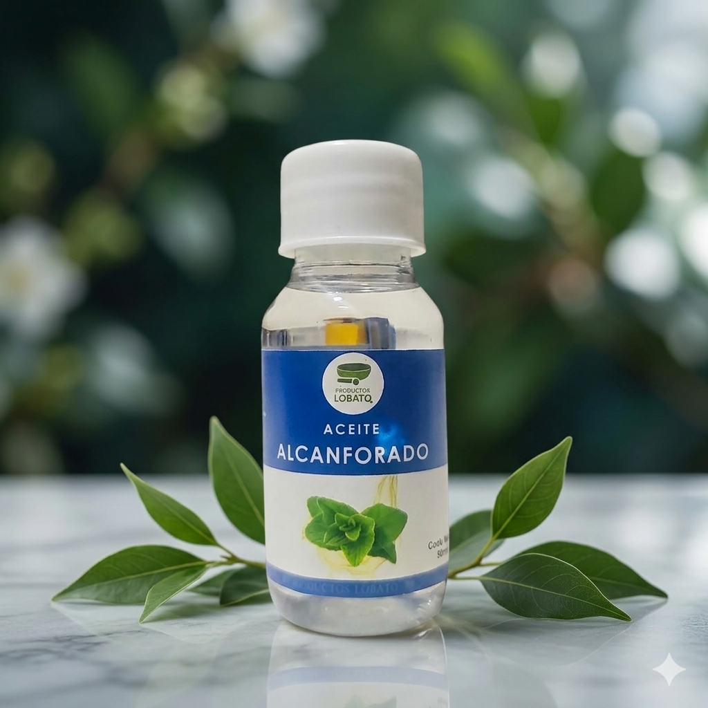 Aceite Alcanforado 50mL Lobato Marca LOBATO Paquete Con 25 Piezas
