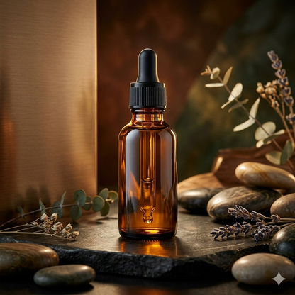Frasco Gotero Ámbar 30mL Con Gotero