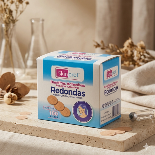 Curitas Adhesivas Redonadas C/100 Piezas