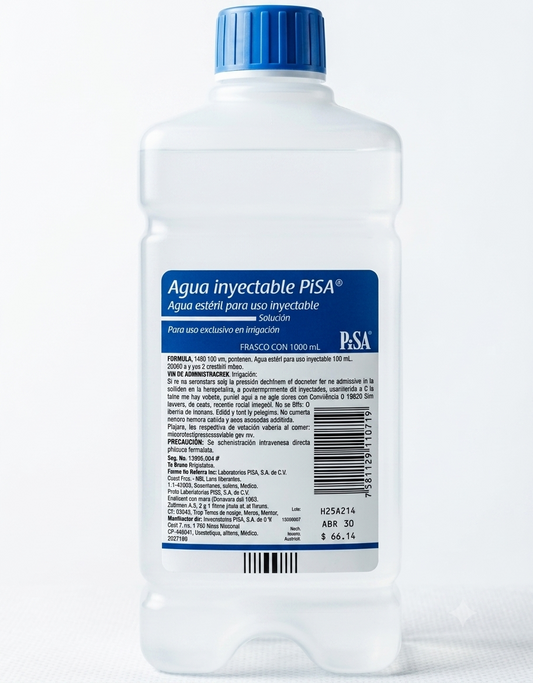 Agua Para Irrigación PISA 1 Litro