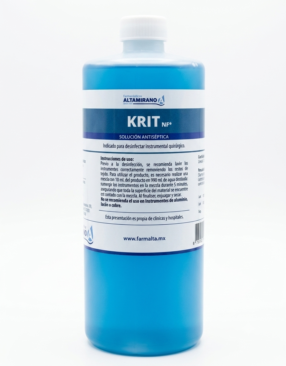 Solución Antiséptica Krit Altamirano 500ml Pieza