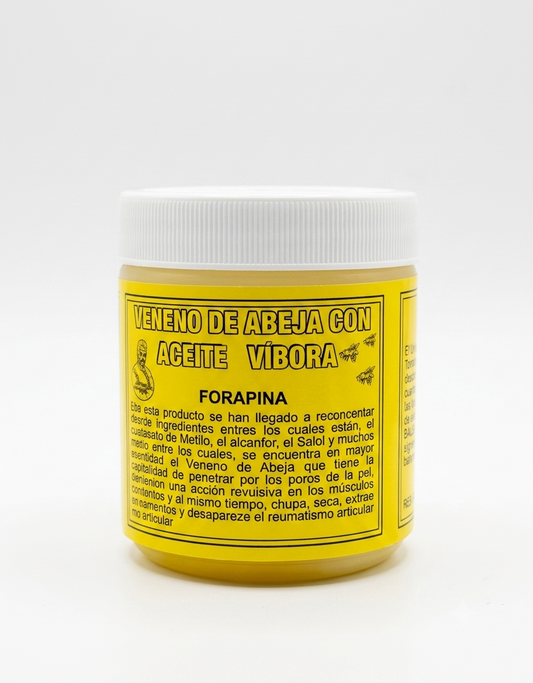 Pomada De Veneno De Abeja Con Aceite De Vibora 100 Gramos - Pieza
