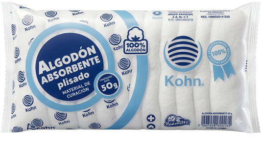 Algodón Kohn 50 Gramos Con 12 Piezas