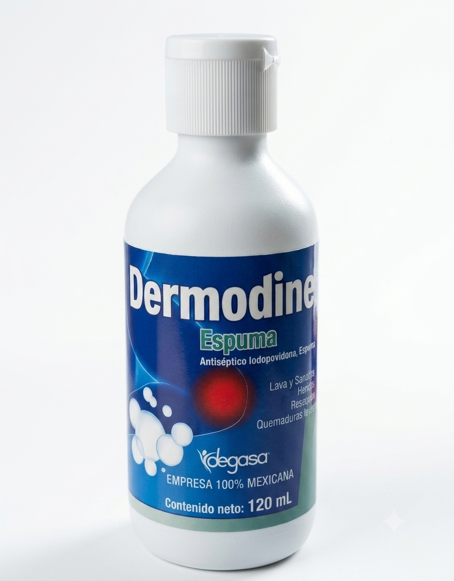 Dermodine Espuma 120mL Degasa