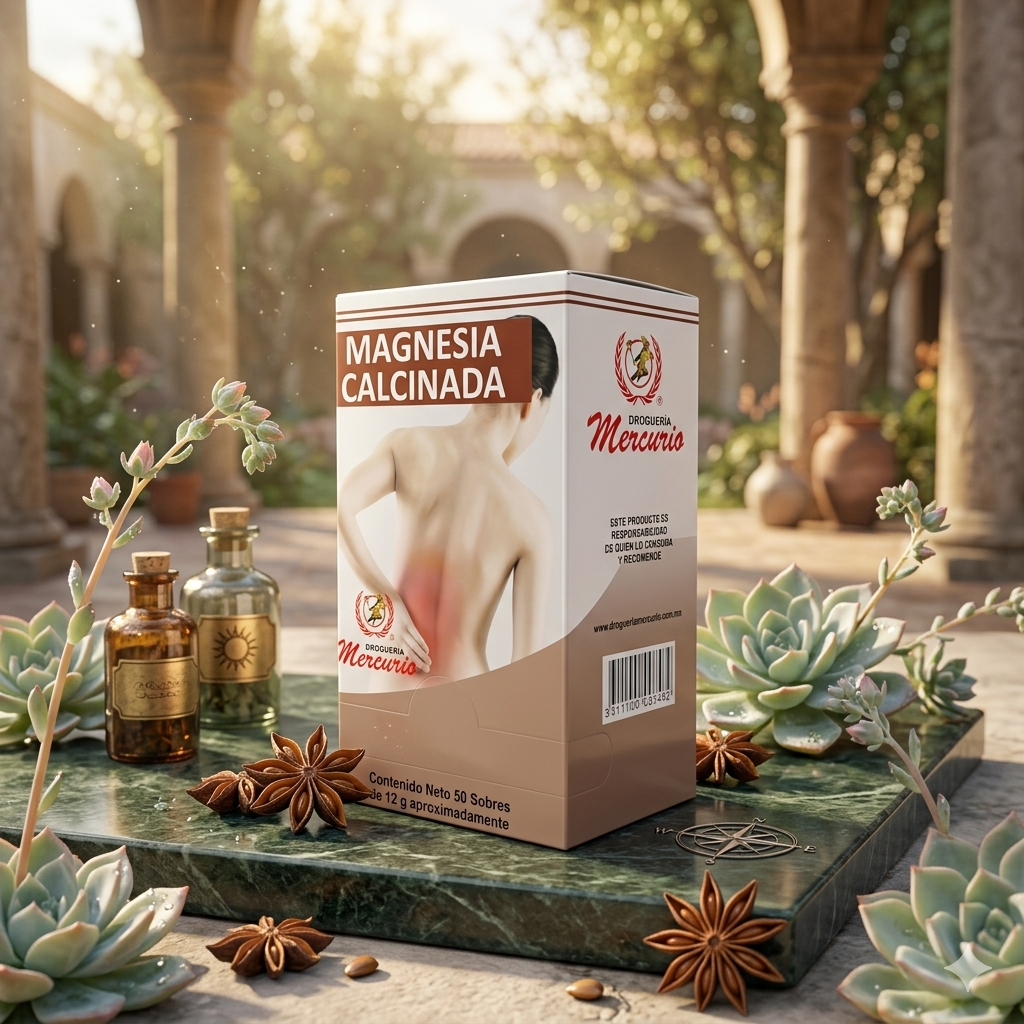 Magnesia Calcinada Con 50 Sobres Marca MERCURIO