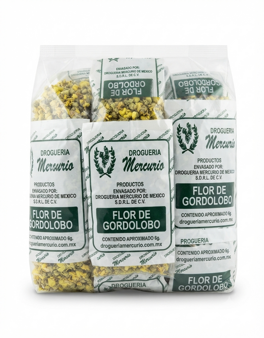 Flor De Gordolobo Paquete Con 50 Sobres Marca Mercurio