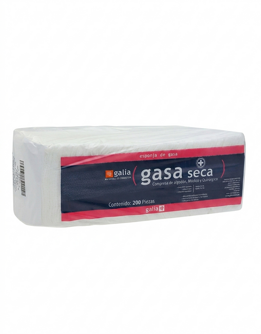 Gasa GALIA No Estéril 10 X 10 Cm -Paquete de 200 Piezas