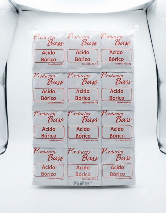 Acido Bórico Paquete Con 50 Sobres