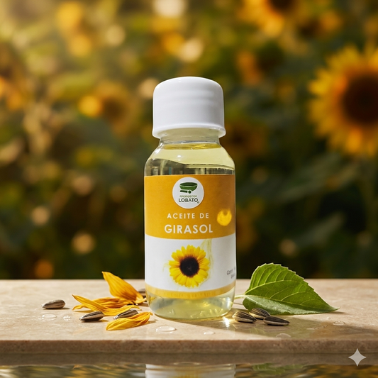 Aceite De Girasol 50mL Marca LOBATO Paquete Con 25 Piezas