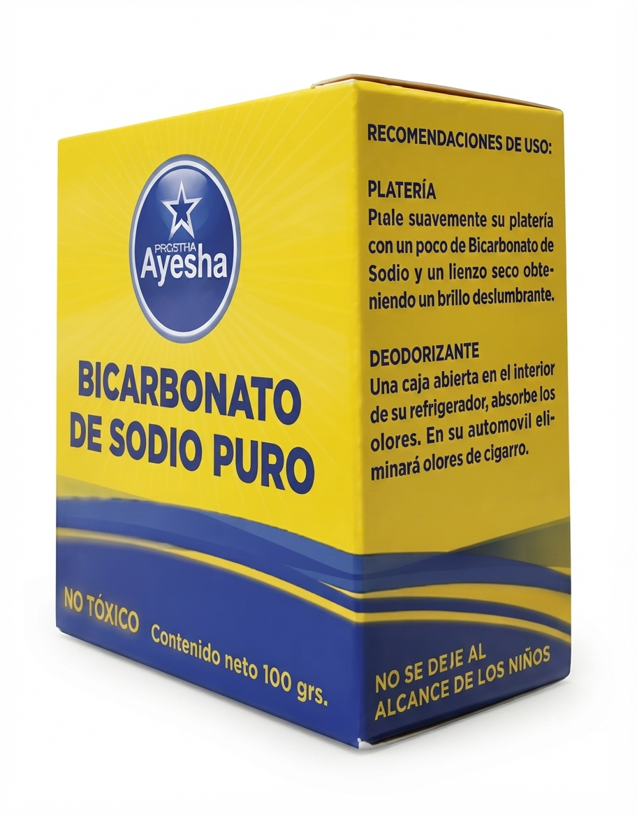Bicarbonato De Sodio 100 Gramos Pieza