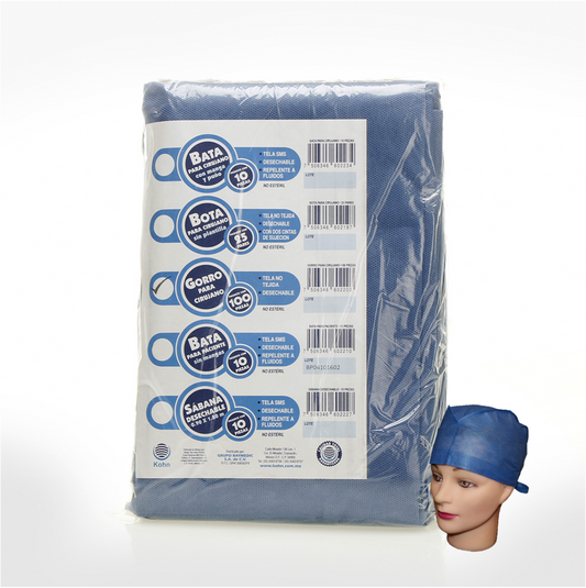 Gorro Para Cirujano KOHN - Paquete De 100 Piezas