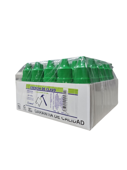 Esencia De Clavo 10mL Paquete Con 25 Piezas