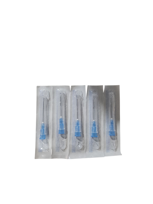 Aguja Hipodermica Azul 23g X 25mm Sensi Medical Caja C/100