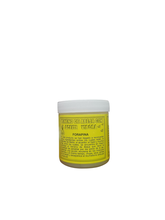 Pomada De Veneno De Abeja Con Aceite De Vibora 100 Gramos - Pieza