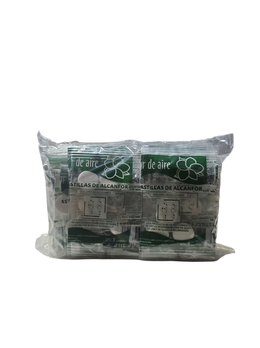 Alcanfor Tabletas Paquete Con 50 Sobres