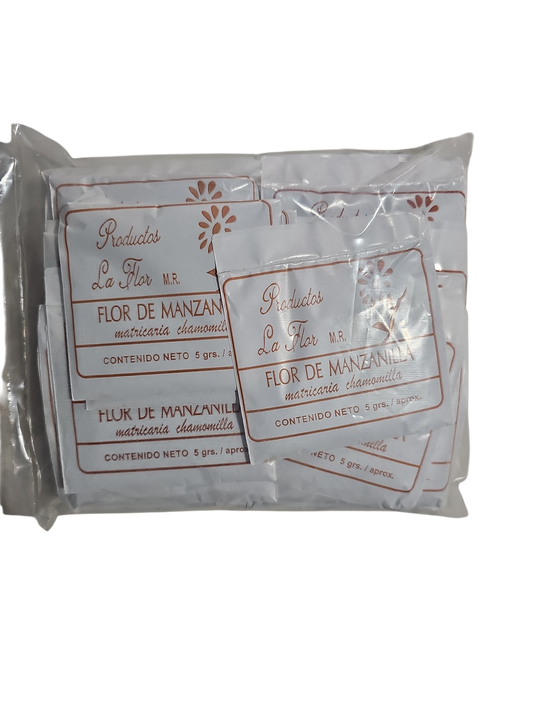 Flor De Manzanilla Paquete Con 50 Sobres