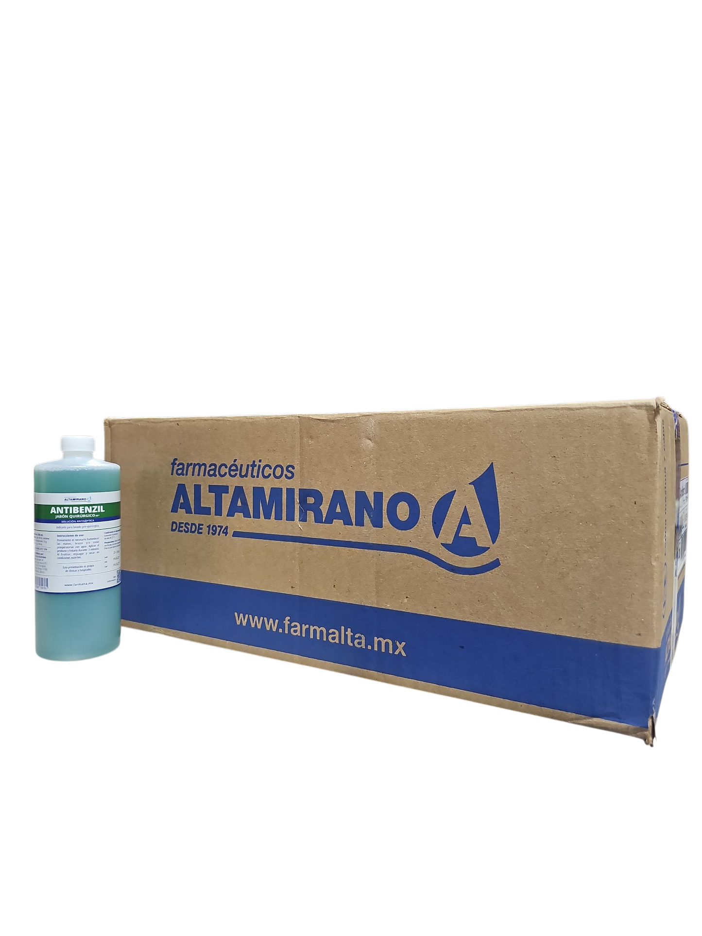 Jabón Quirúrgico Altamirano 500mL Caja Con 28 Unidades
