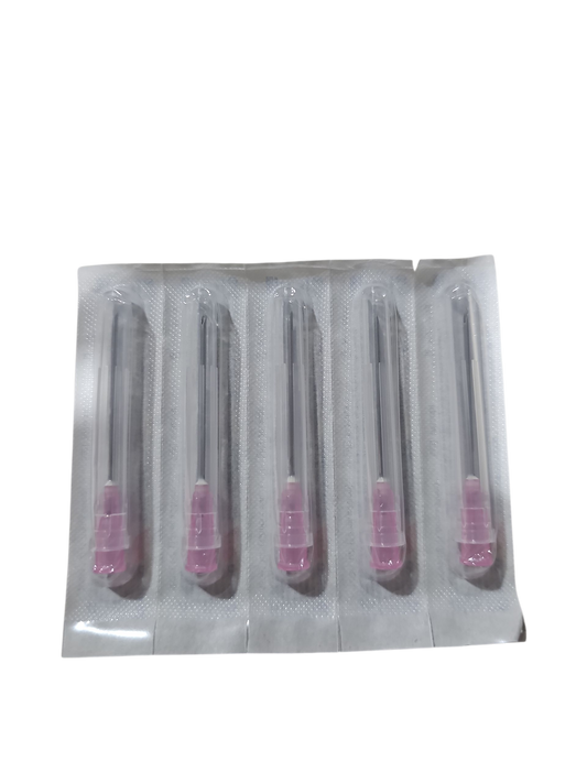 Aguja Hipodermica Rosa 18g X 1 1/2'' Nipro Caja C/100