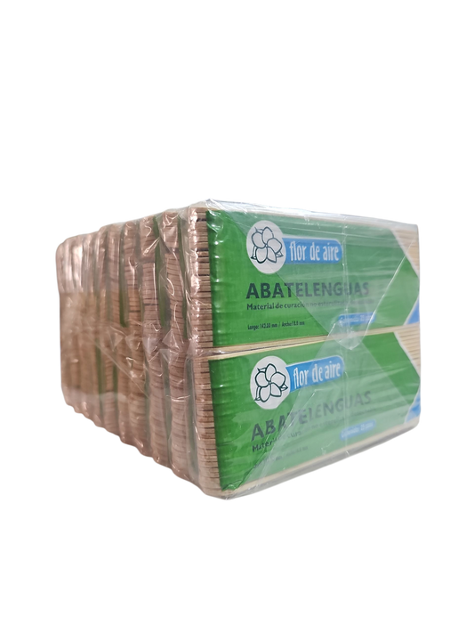 Abatelenguas De Madera C/500 Piezas
