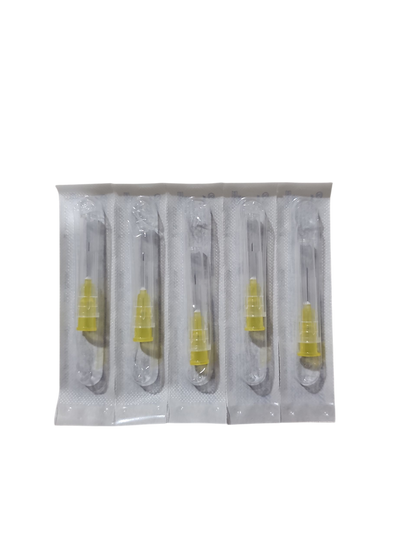Aguja Hipodermica Amarilla 30g X 1/2'' Nipro Caja C/100