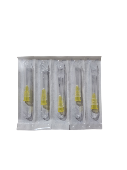 Aguja Hipodermica Amarilla 30g X 1/2'' Nipro Caja C/100