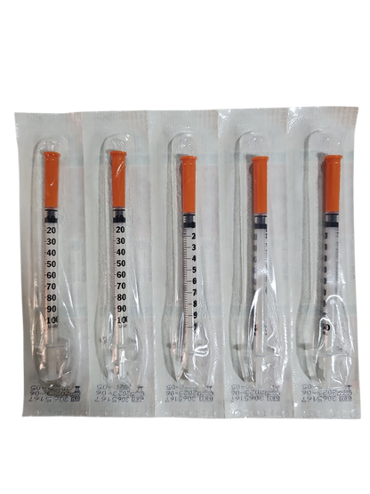 Jeringa Para Insulina BD 1mL Caja Con 100 Piezas