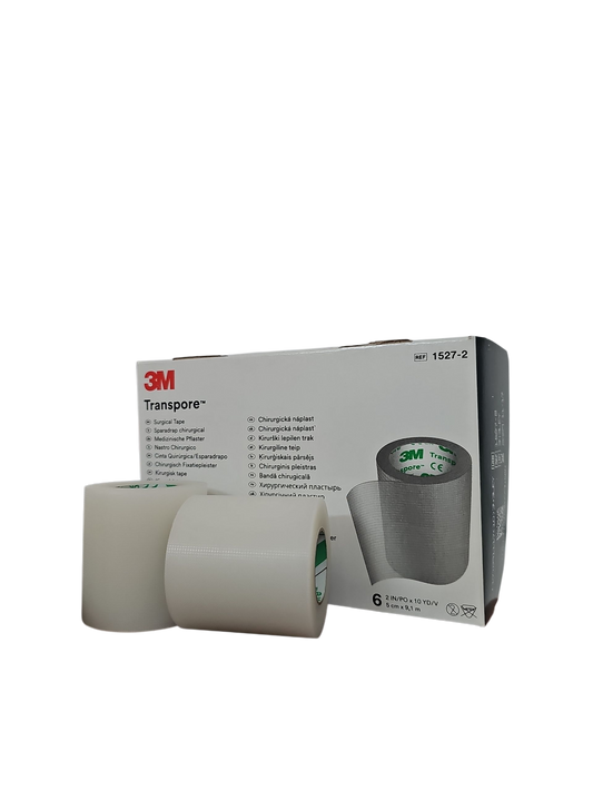 Cinta Transpore 3M 2'' Caja C/6 Unidades