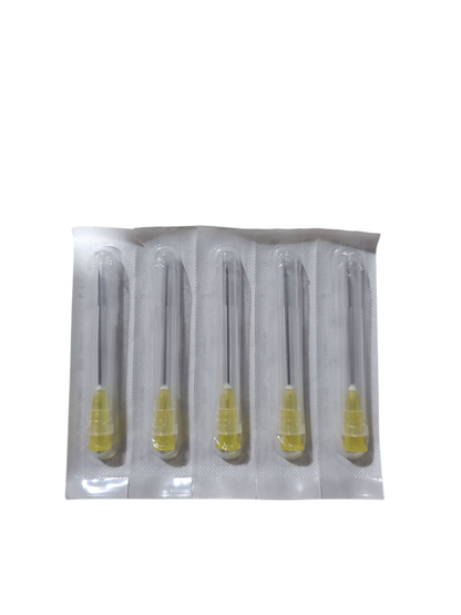 Aguja Hipodermica Amarilla 20g X 1 1/2'' Nipro Caja C/100