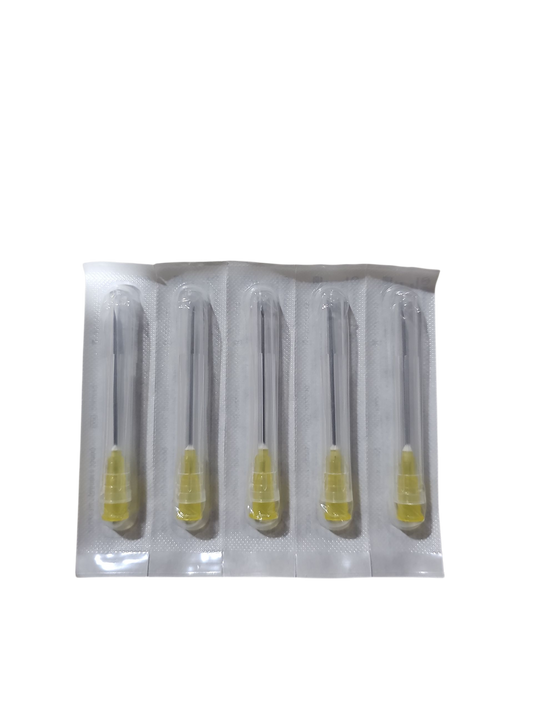 Aguja Hipodermica Amarilla 20g X 1 1/2'' Nipro Caja C/100