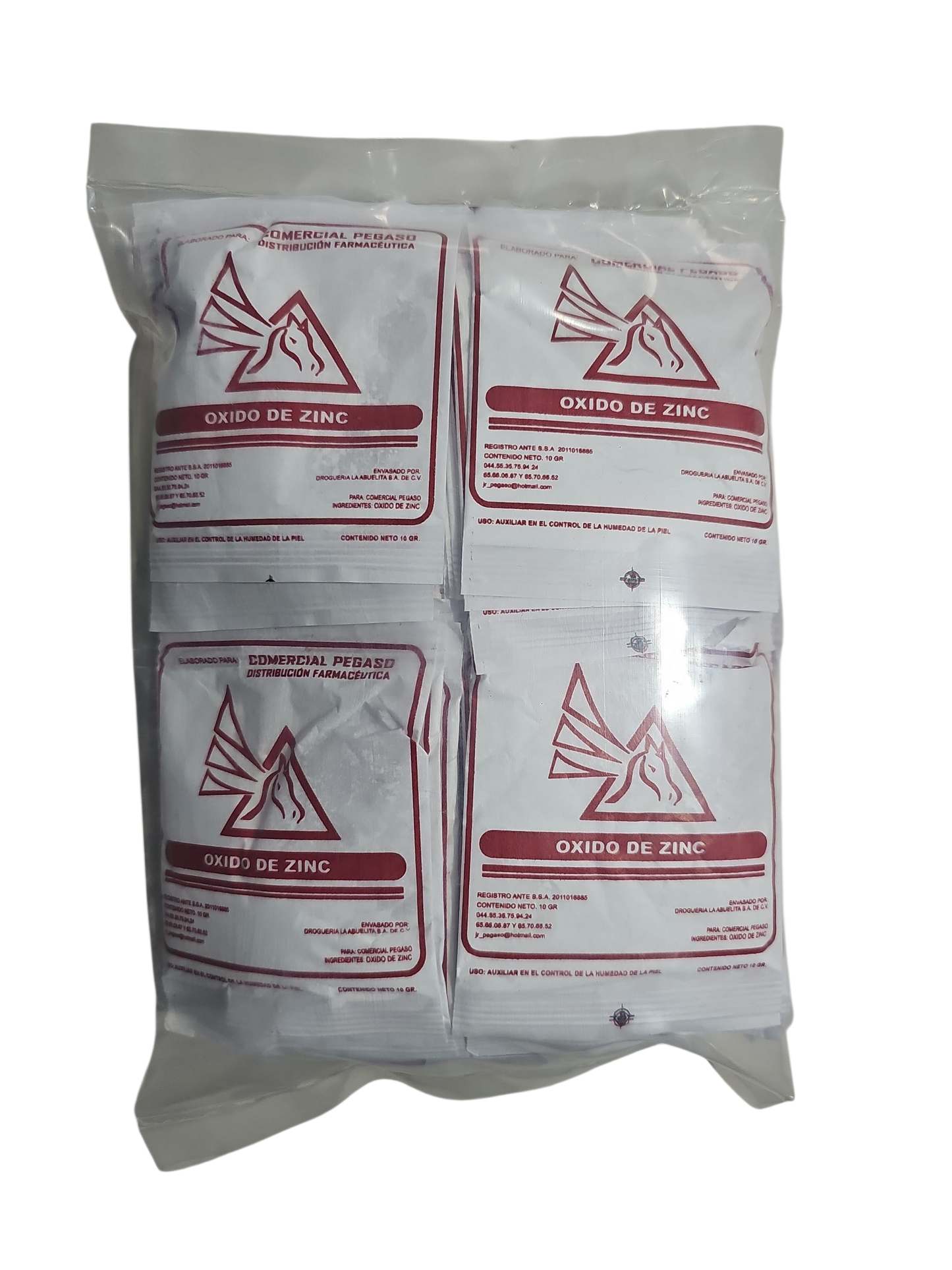 Oxido De Zinc Paquete Con 50 Sobres
